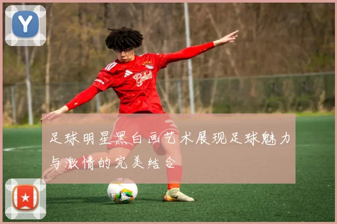 足球明星黑白画艺术展现足球魅力与激情的完美结合