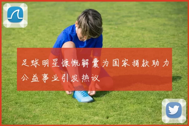 足球明星慷慨解囊为国家捐款助力公益事业引发热议