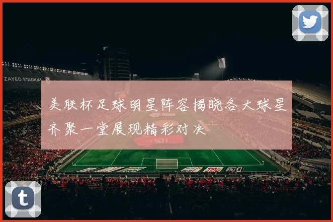 美联杯足球明星阵容揭晓各大球星齐聚一堂展现精彩对决